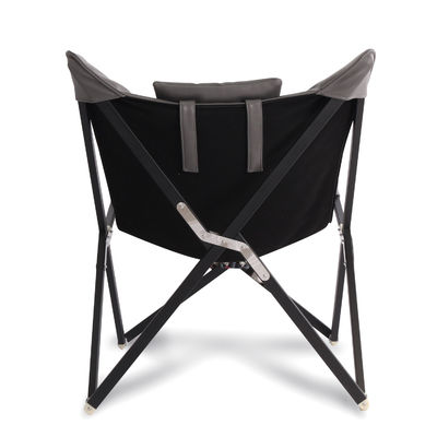 Folding Steel Tube Modern Comfort Chair , Butterfly Stylish Chairs For Living Room