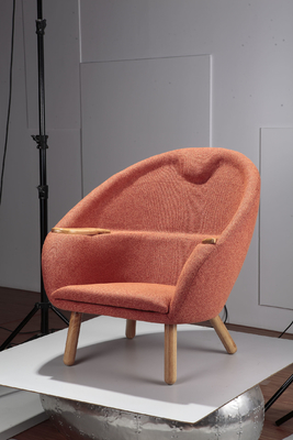 Home Office Coloured Upholstered Dining Chairs Saving Space Design