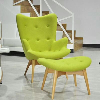 Sedie di salotto europee dell'hotel di Featherston di progettazione della replica della mobilia di stile con le gambe di legno
