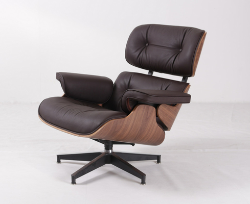 Sedia delle chaise del cuoio di progettazione di metà del secolo per la camera da letto/mobilia dell'interno del salotto
