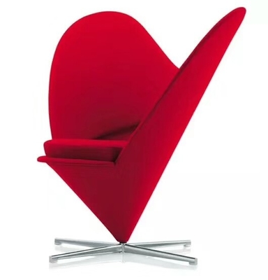 Il tessuto di forma del cuore ha ricoperto le sedie moderne del ristorante/sedie comode del salone