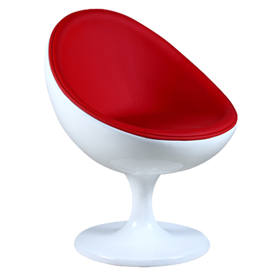 La vetroresina moderna Shell Moon la sedia di Antivari di forma con la base 60*64*80cm della parte girevole